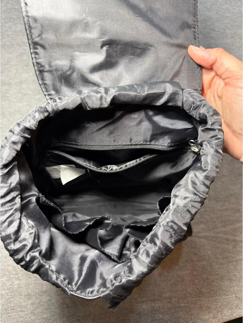 Wild Fable Backpack Purse-Small/Black/Drawstring/Magnetic/Pockets/Adjustable - Picture 4 of 11